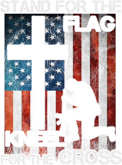 I Stand For The Flag And Kneel For The Cross Meaningful Gift Coaster
