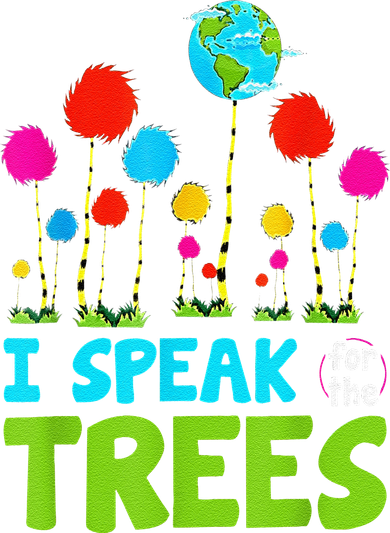 I Speak For Trees Earth Day Save Earth Inspiration Hippie Coaster