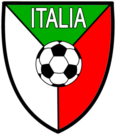 Italy Soccer Flag Emblem Italia Polo