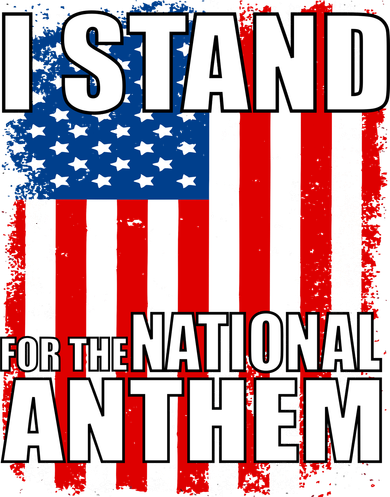I Stand For The National Anthem Pajama Set