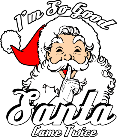 I'm So Good Santa Came Twice Funny Naughty Xmas Gift Ceramic Ornament