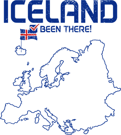 Iceland Souvenir Button
