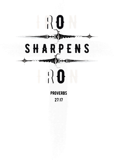Iron Sharpens Iron Proverbs 2717 Christian Women's Long Sleeve Shirt