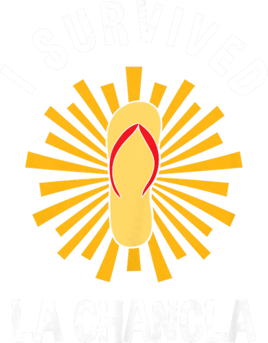 I Survived La Chancla Funny Latino Humor Gift Polo