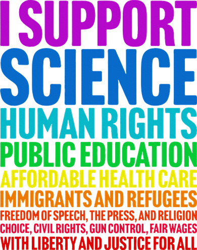 I Support Progressive Liberal Democratic Causes Backpack