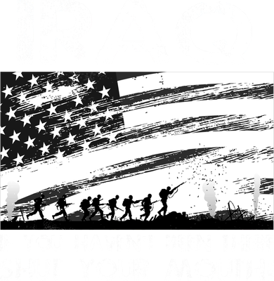 Iraq If You Haven't Been There Shut Your Mouth Kids Hoodie
