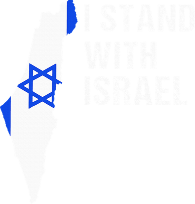 I Stand With Israel Jewish Gifts Heritage Israeli Flag Toddler T-Shirt