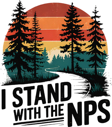 I Stand With The NPS National Park Support Park Rangers Tote Bag