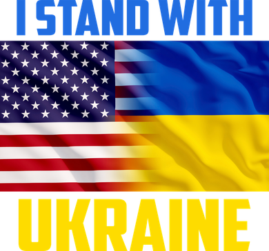I Stand With Ukraine USA Ukrainian Pride Support Backpack