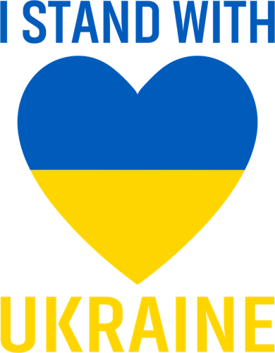I Stand With Ukraine Ukrainian Flag Gift Toddler Long Sleeve