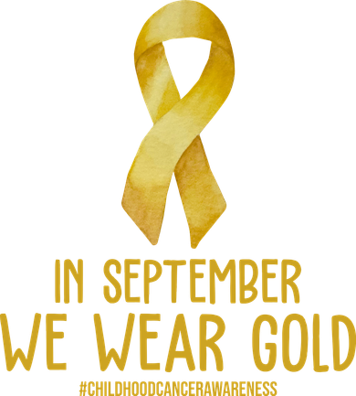 In September We Wear Gold Childhood Cancer Kids Hoodie