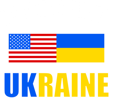 I Stand With Ukraine USA Support Flags United Coaster