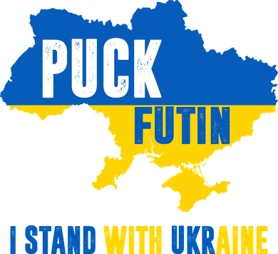 I Stand With Ukraine Puck Futin Kids Long Sleeve Shirt
