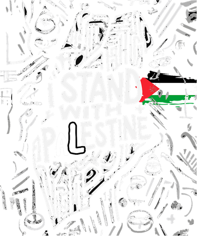 I Stand With Palestine Quote A Free Palestine Design Women's Long Sleeve Shirt