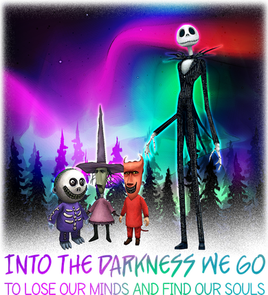 Into The Darkness We Go Coaster