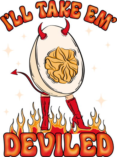 ILl Take Em Deviled Egg Funny Thanksgiving Toddler Hoodie