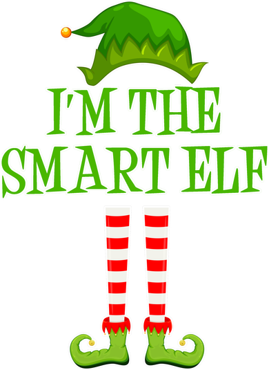 I'm The Smart Elf Matching Family Christmas Toddler T-Shirt