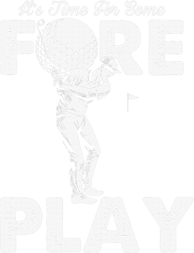 It's Time for Some Foreplay Funny Golf Sexual Innuendo Women's Long Sleeve Shirt