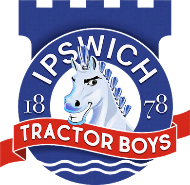 Ipswich Town Fan Tractor Suffolk Punch Badge Women's Sweatshirt