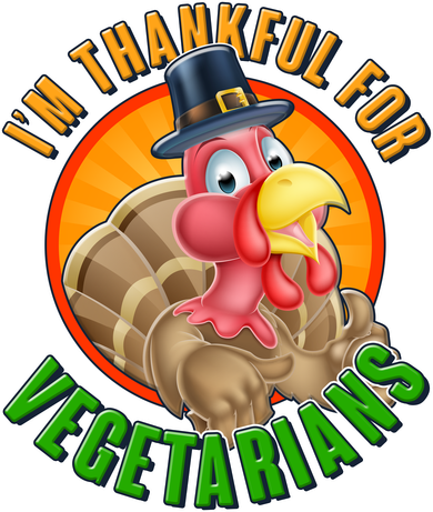 I'm Thankful For Vegetarians Funny Thanksgiving Magnet