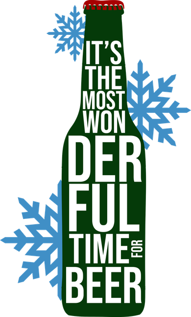 It's The Most Wonderful Time For Beer Funny Christmas Doddie Hoodie
