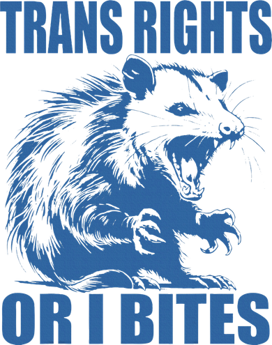 Inclusive Tran Rights Or I Bites Tote Bag