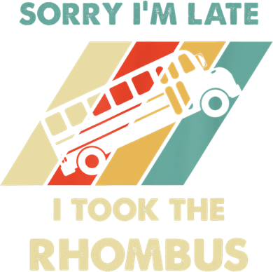 I Took The Rhombus Funny Math Nerd Funny Math Gift Women's Long Sleeve Shirt