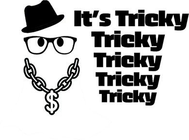 Its Tricky Tricky Tricky Ghost Boo Its Tricky Halloween Kids Long Sleeve Shirt