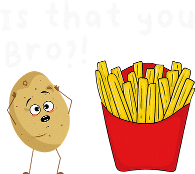 Is That You Bro Potato French Fries Chips Lover Fast Food Golf Towel
