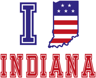 Indiana Usa Patriotic Usa Flag I Love Indiana Gift Kids Hoodie