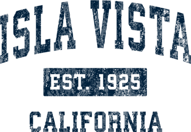 Isla Vista California EST 1925 Vintage Sports Toddler Long Sleeve