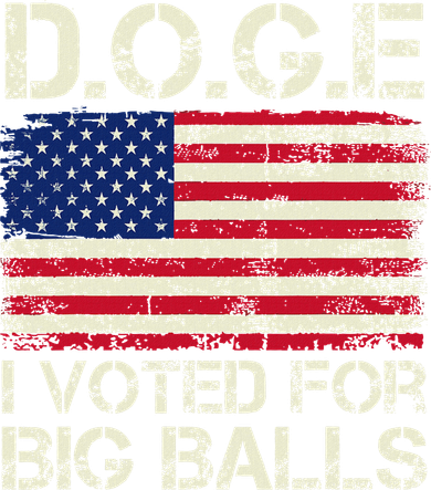I Voted For Big Balls Doge Women's Hoodie