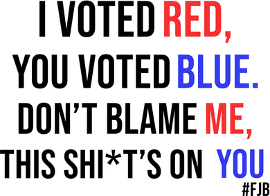 I Voted Red, You Voted Blue Kids Sweatshirt