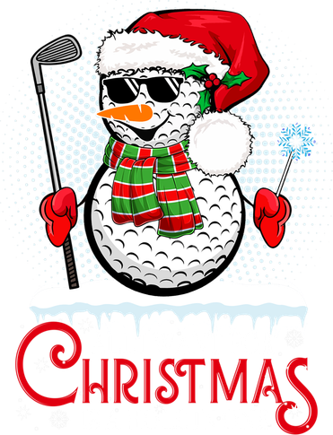 I Want For Christmas Is A Hole In One Golf Ball Snowman Xmas Golf Towel