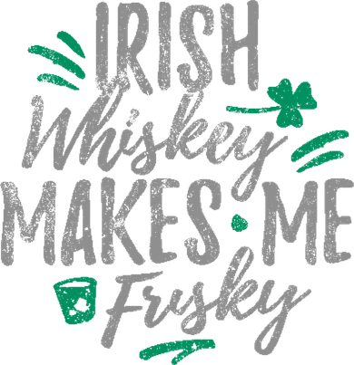 Irish Whiskey Makes Me Frisky Funny Doggie Tank