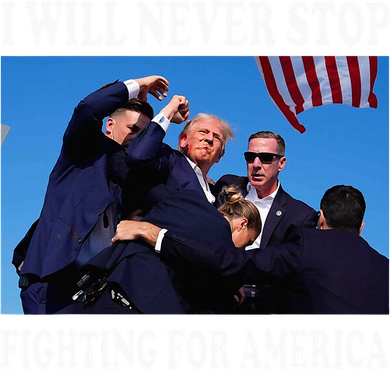 I Will Never Stop Fighting For America Toddler T-Shirt