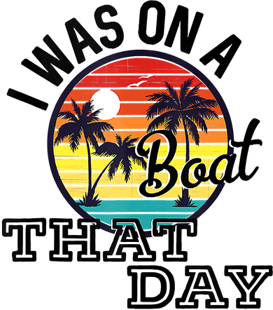 I Was On A Boat That Day Country Music Lyrics Kids Long Sleeve Shirt