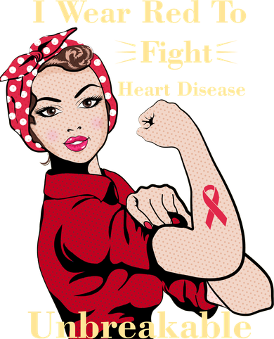 Unbreakable Wear Red To Fight Heart Disease Polo