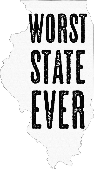 Illinois Worst State Ever IL Sucks Funny Graphic Kids Hoodie