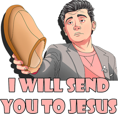 I Will Send You To Jesus Funny Asian Guy Asian Stereotypes Coffee Mug