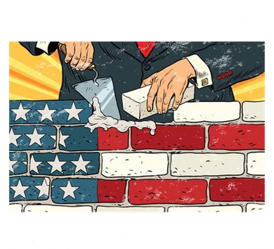 If You Build It They Won't Come Funny Trump Kids Hoodie