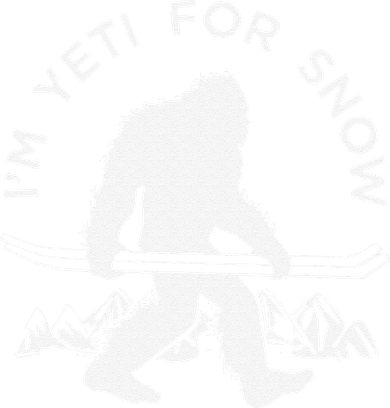 Im Yeti For Snow Funny Mountain Snowman Skiing Mousepad