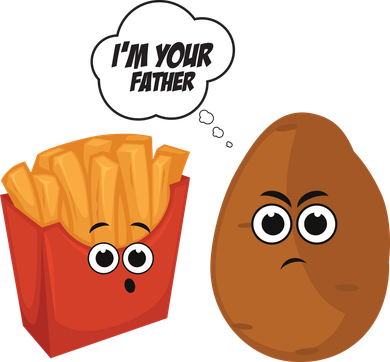 I'm Your Father Potato And Fries Tote Bag