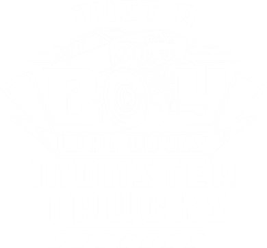 Just A Boy Who Loves Monster Trucks Monster Truck Driver Gift Kids T-Shirt