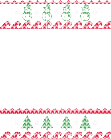 Funny Jolly AF Ugly Christmas Sweater Style Women's Tank Top