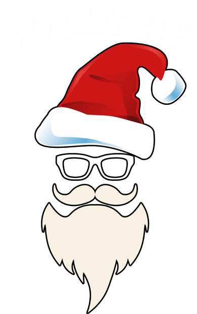 Jolly Af Hipster Santa Women's T-Shirt