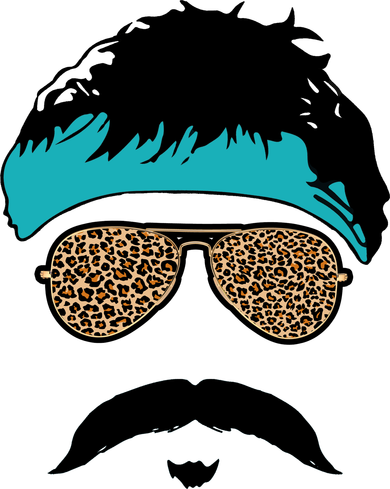 Jaguar Print Shades Uncle Rico Minshew Duuuval Doggie Tank