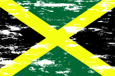 Jamaica Distressed Flag Women's Tank Top
