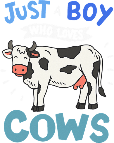 Just a  Who Loves Cows Funny Cows Lover Gift Sweatshirt