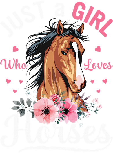 Just A Who Loves Horses Vintage Horse Women's T-Shirt